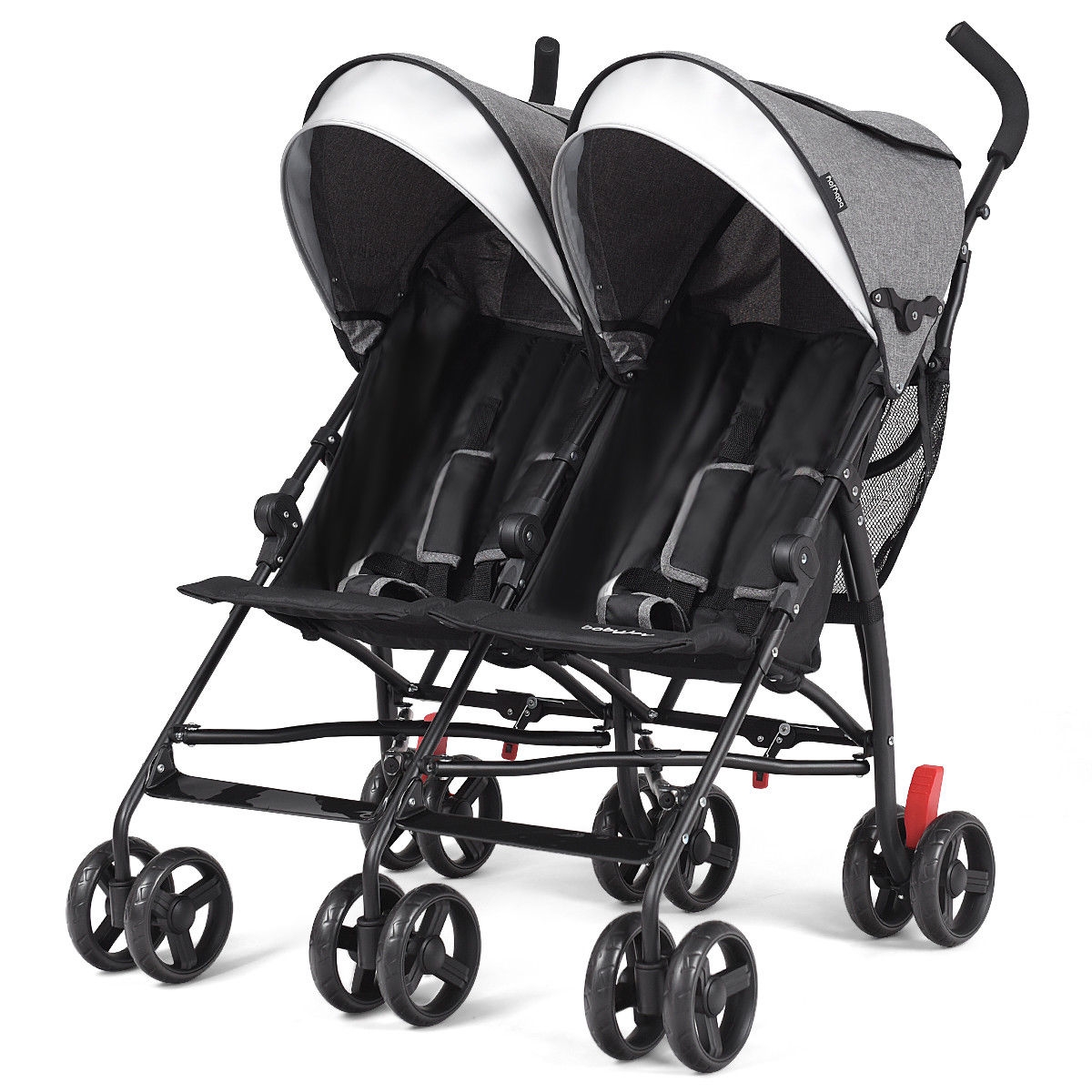 collapsible double stroller