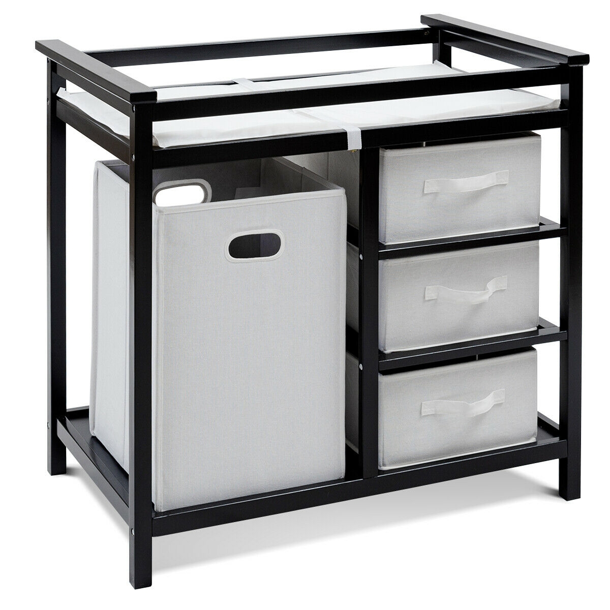 This table measures 42 12 wide, by 22 12 deep, 37 tall, and has 2 shelves for. cloudtrack
