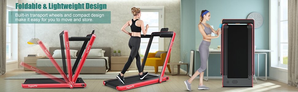 innovative dual display treadmill electric folding running for home office best folding foldable portable running machine