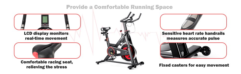 30 lbs Family Fitness Aerobic Exercise Magnetic Bicycle