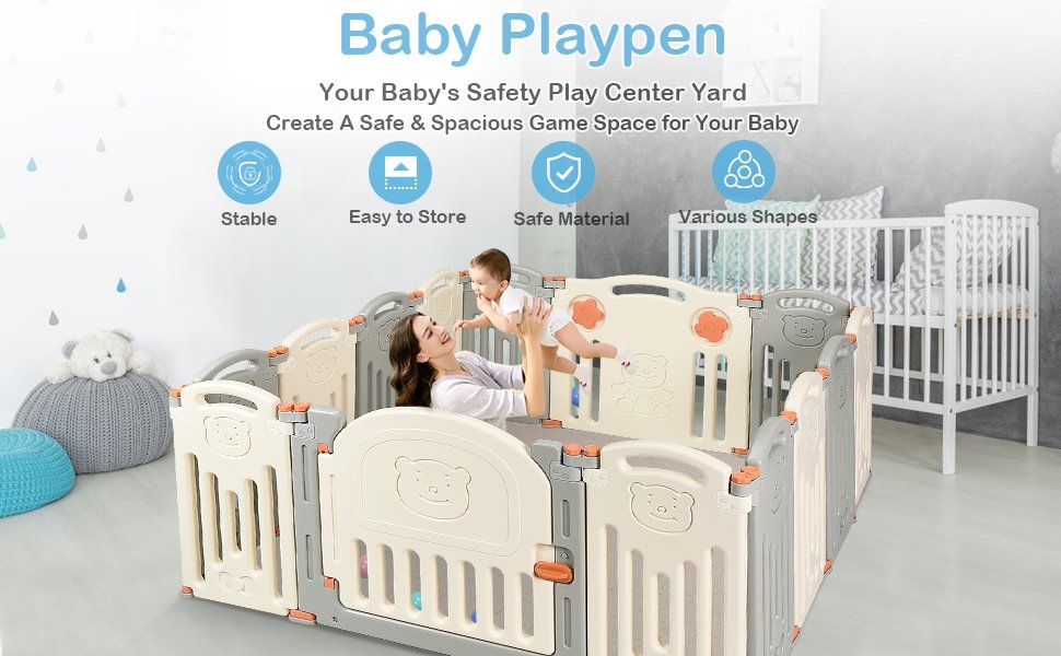 acrylic baby playpen