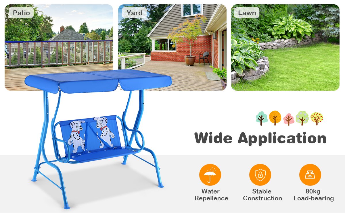 Outdoor_Kids_Patio_Swing_Bench_with_Canopy_2_Seats