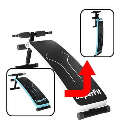 Folding Weight Bench Adjustable Sit-up Board Workout Slant Bench