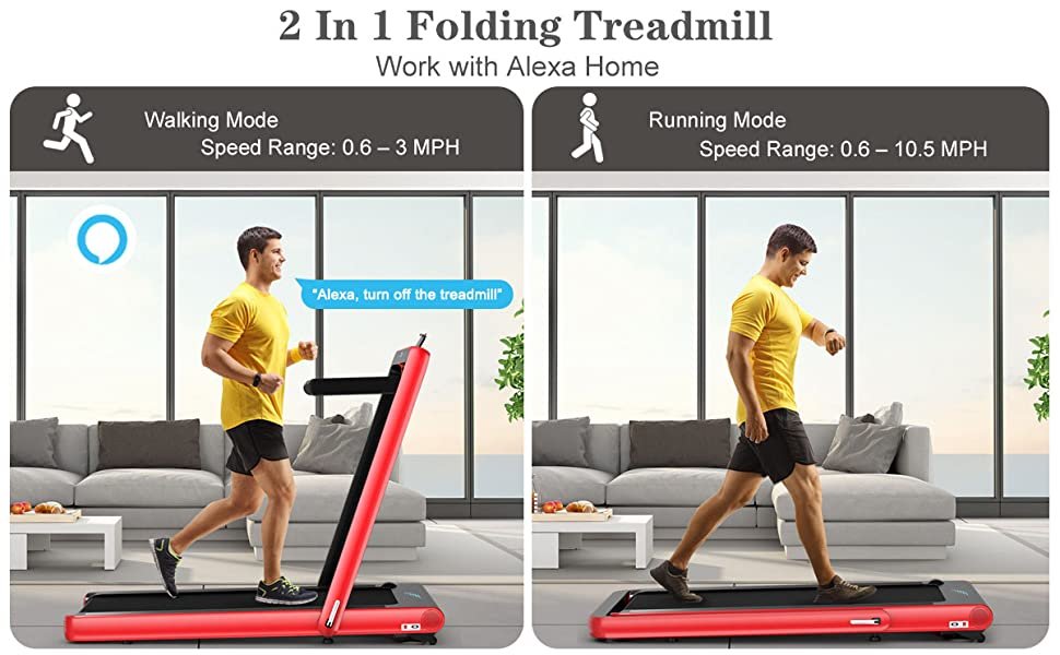 4-75hp treadmill with app controlelectric folding running for home office best folding foldable portable running machine