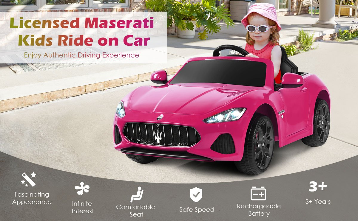 12V Kids Ride On Car Licensed Maserati GranCabrio with Remote Control