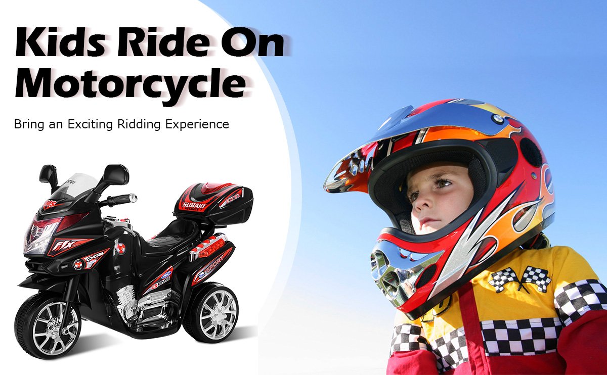 6 V 3 Wheels Kids Ride on Motorcycle