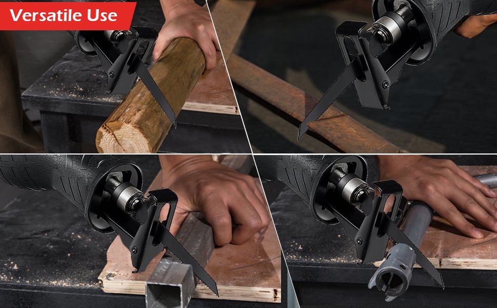 Electric Reciprocating Saw Handheld Wood & Metal Cutting Tool Kit