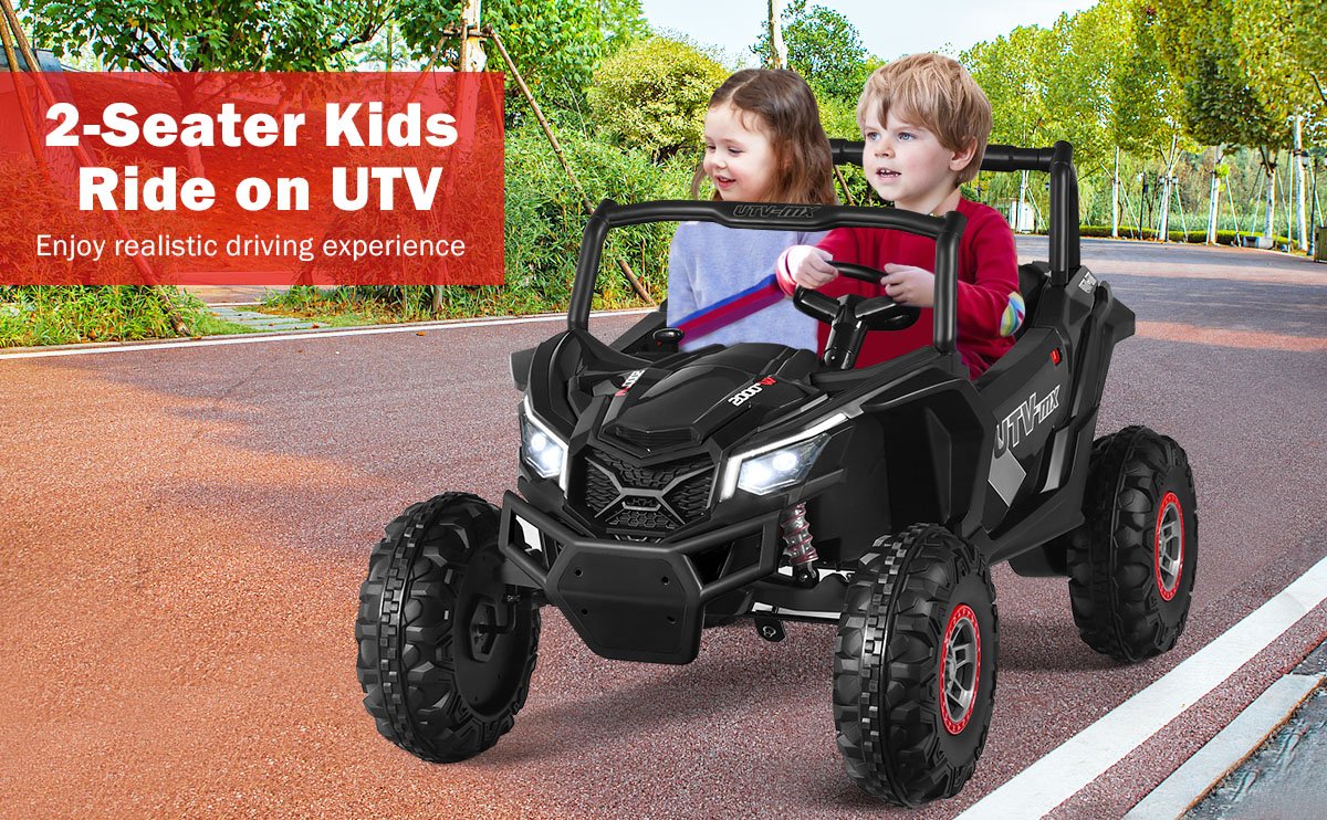 12 V Electric Kids Ride-On Car 2-Seater SUV Off-Road UTV with Remote