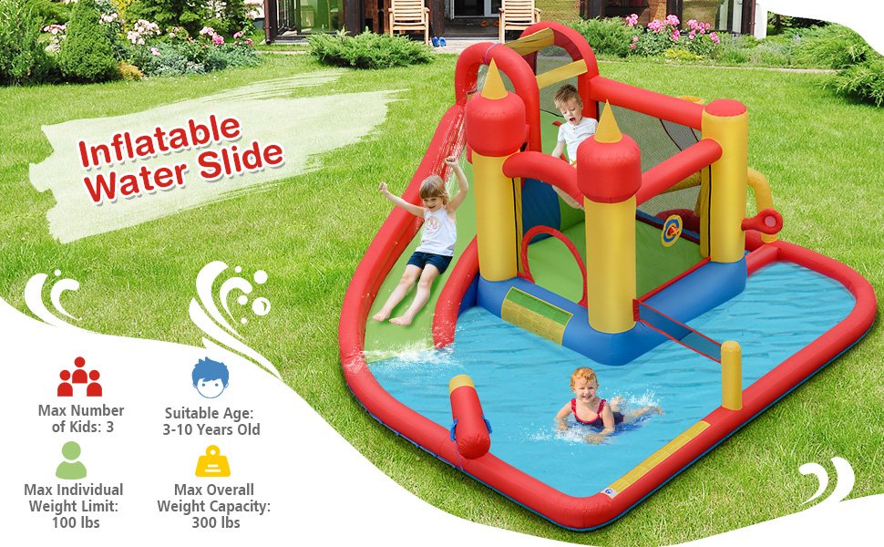 Inflatable Water Slide Jumper Bounce House