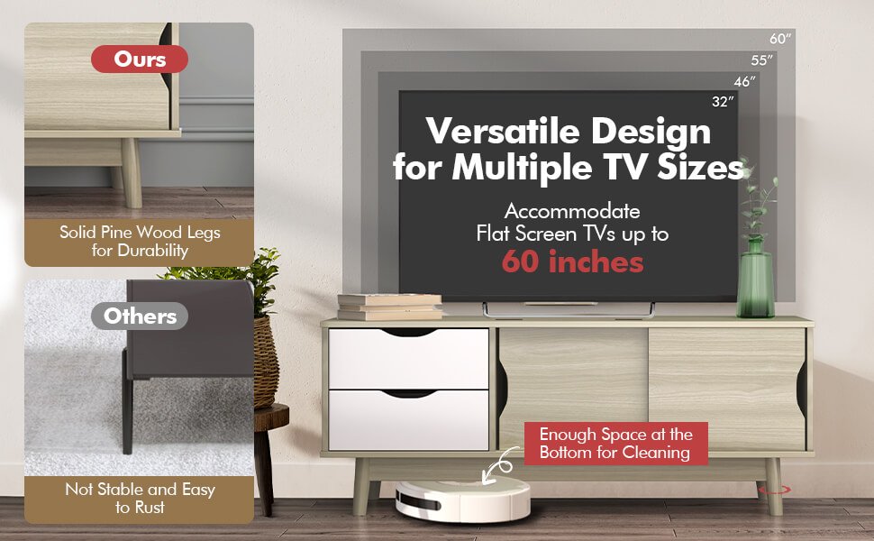 TV Stand for TV up to 60