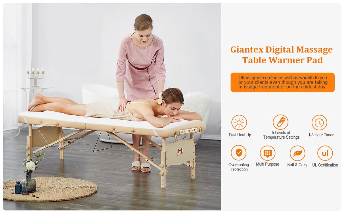Digital Auto Overheat Protection Massage Table Warmer
