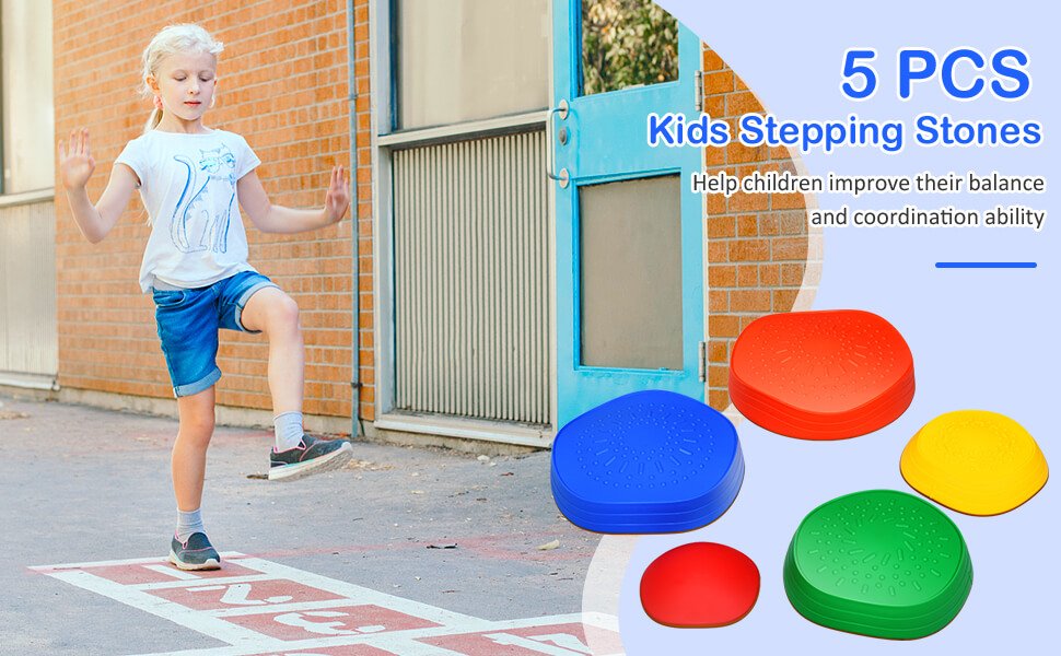 5 Pieces Kids Balance Stepping Stones