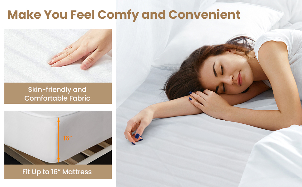 Electric Heated Mattress Pad with Adjustable Temperatures 10 H Timer