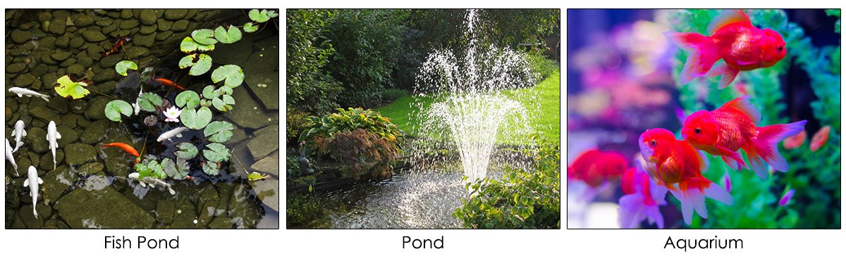 All-in-One 660 GPH Pond Filter Pump with Sterilizer and Fountain Jet