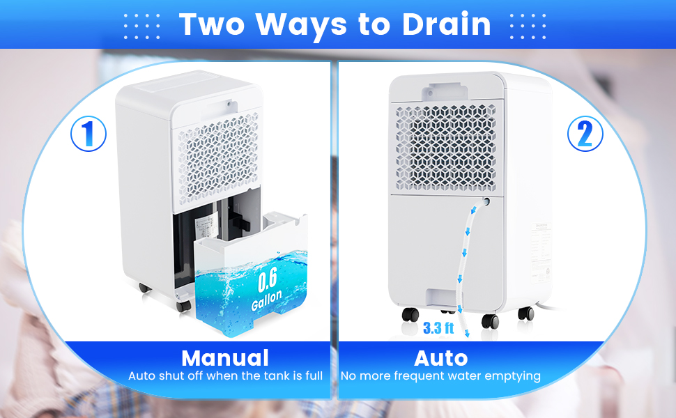 32 Pints Dehumidifier for Home Basement with Sleep Mode and 24H Timer