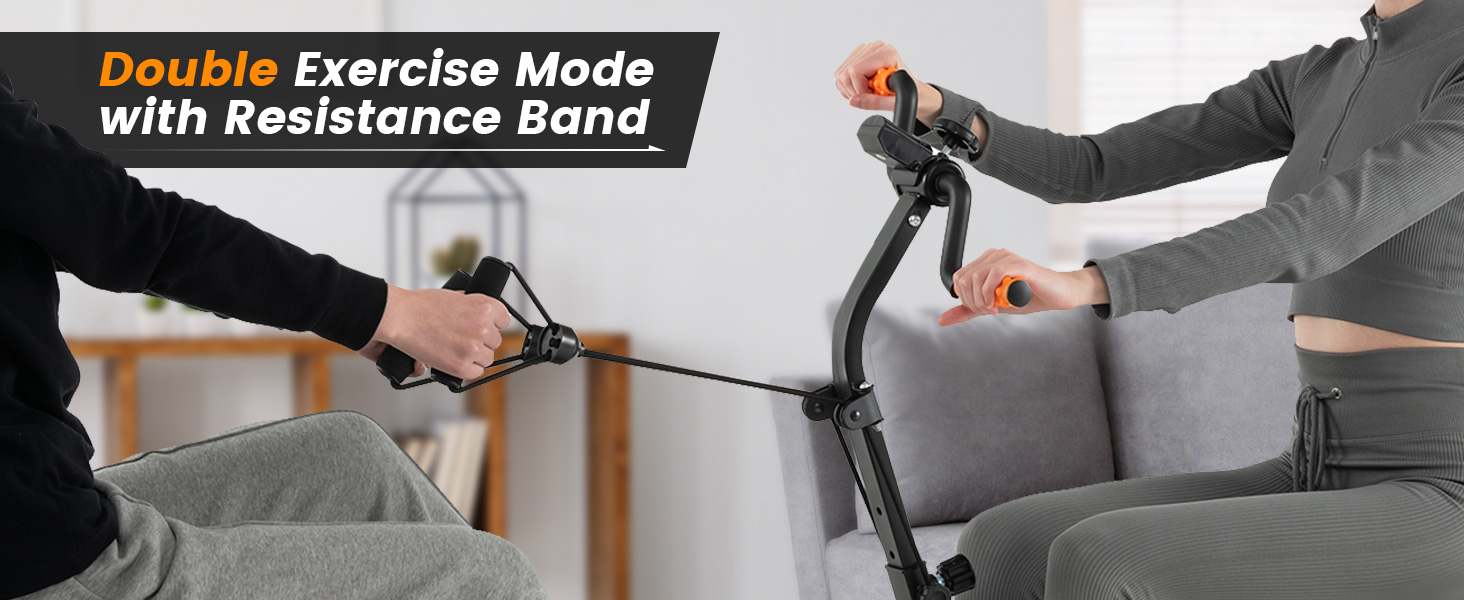 Adjustable LCD Pedal Exercise Bike with Massage